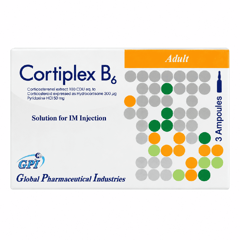 Cortiplex B6 Adult 3 Ampoules