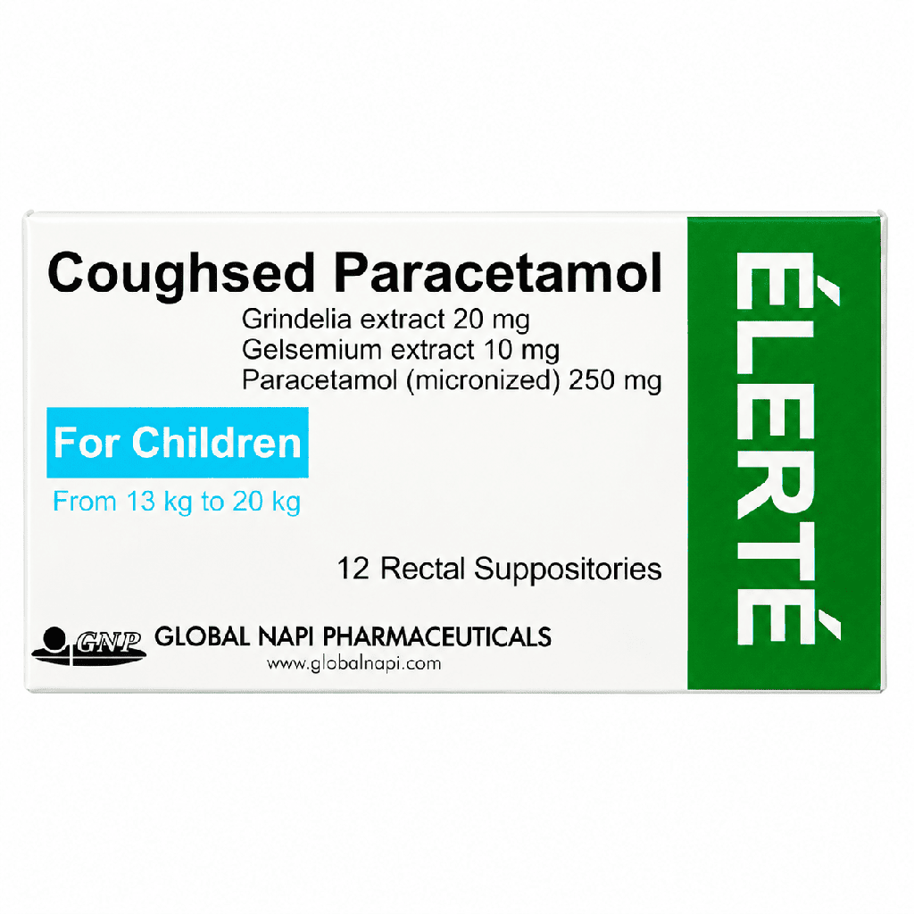 Coughsed Paracetamol for Childern 12 Suppositories