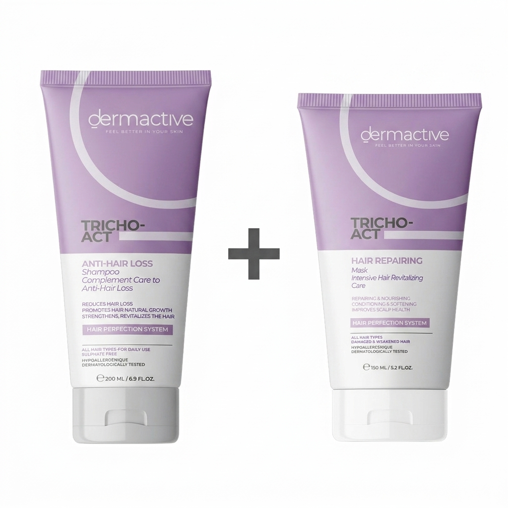 Dermactive Anti-hair loss Shampoo 200 ml + Hair Repairing Mask 150 m