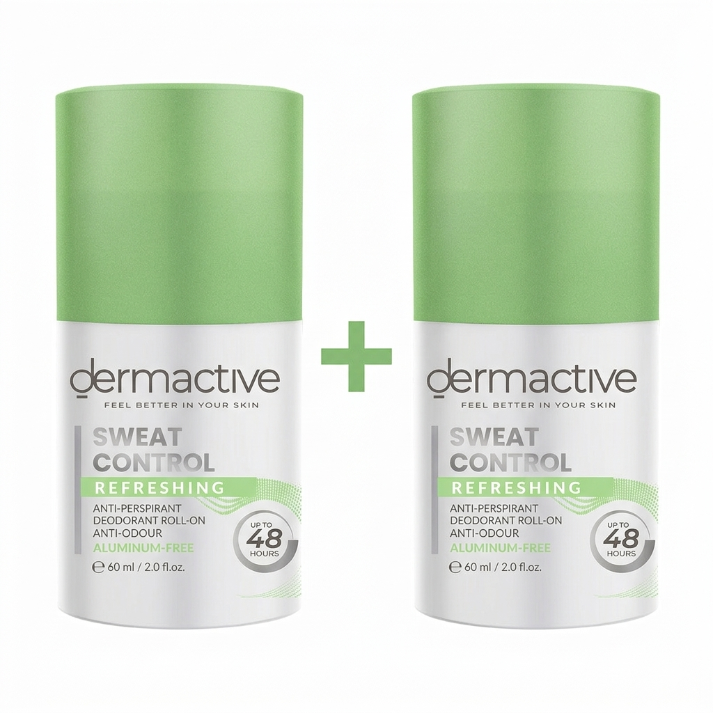 Dermactive Sweat Control Refreshing Roll-On 60 ml( offer 1+1)