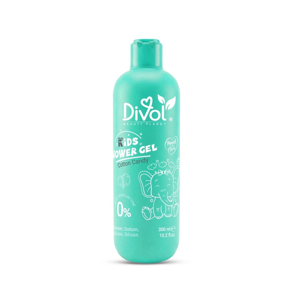 DIVOL KIDS SHOWER GEL COTTON CANDY 300 ML 