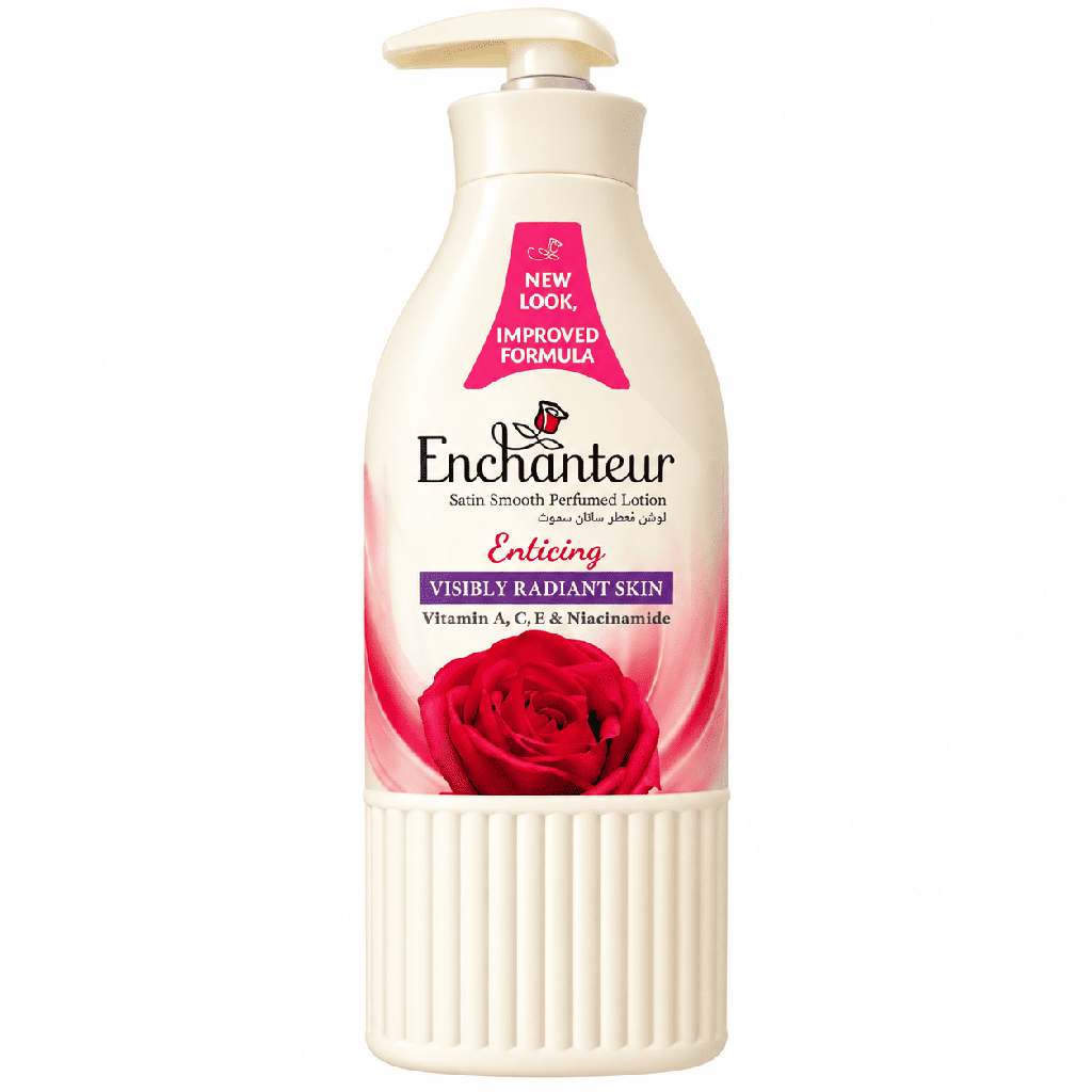 Enchanteur Perfume Lotion 500ml ENTICING (Red)