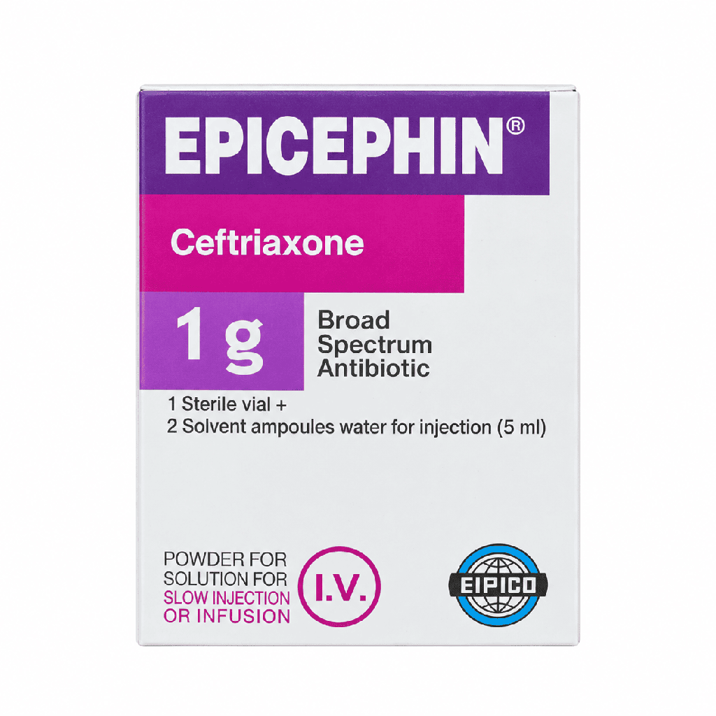 Epicephin 1 gm Vial I.V. Injection