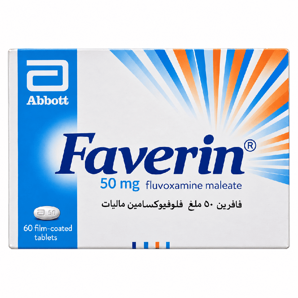 Faverin 50 mg 60 Tablets