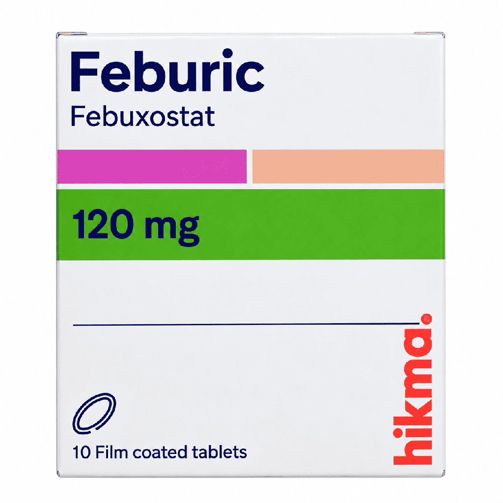 Feburic 120 mg 10 Film Coated Tablets