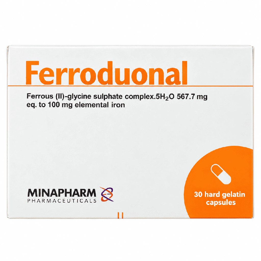 Ferroduonal 100 mg 30 Capsules