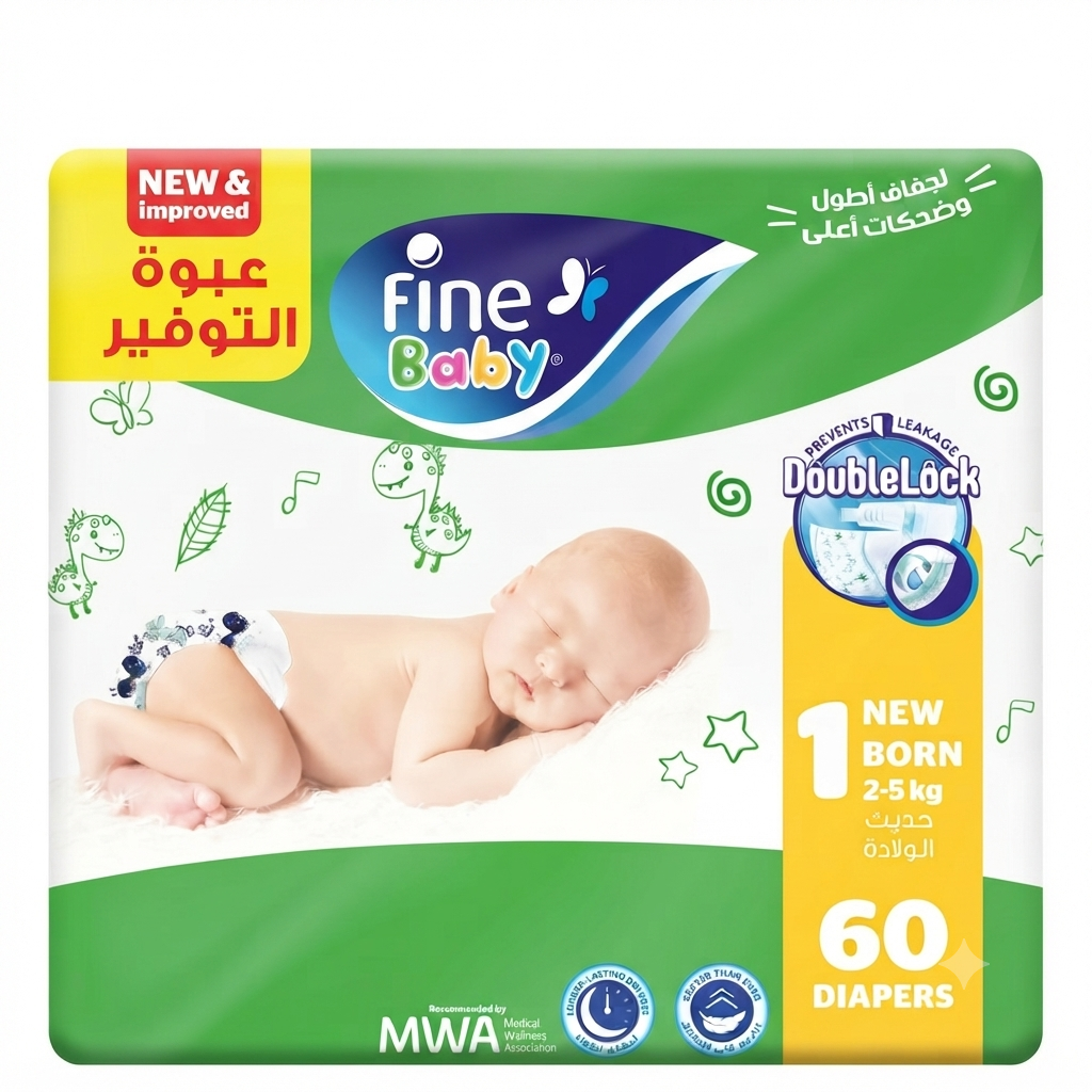 FINE BABY NO.1 60 PCS