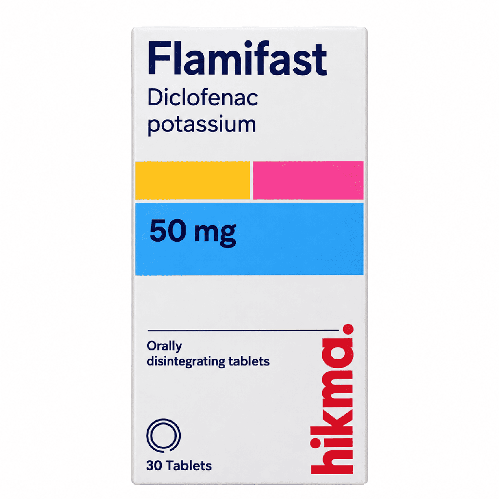 Flamifast 50 mg 30 Tablets