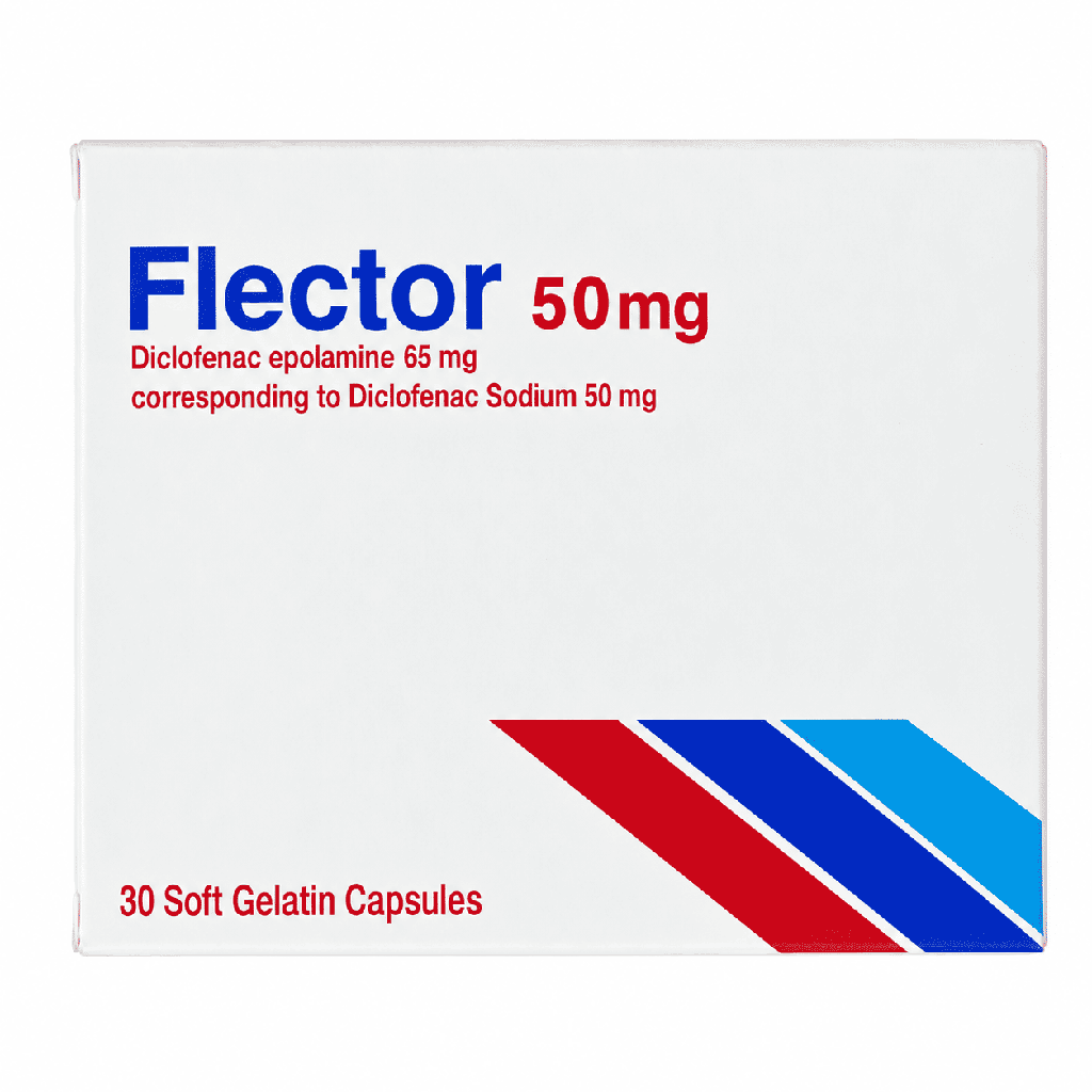 Flector 50 mg 30 Capsules