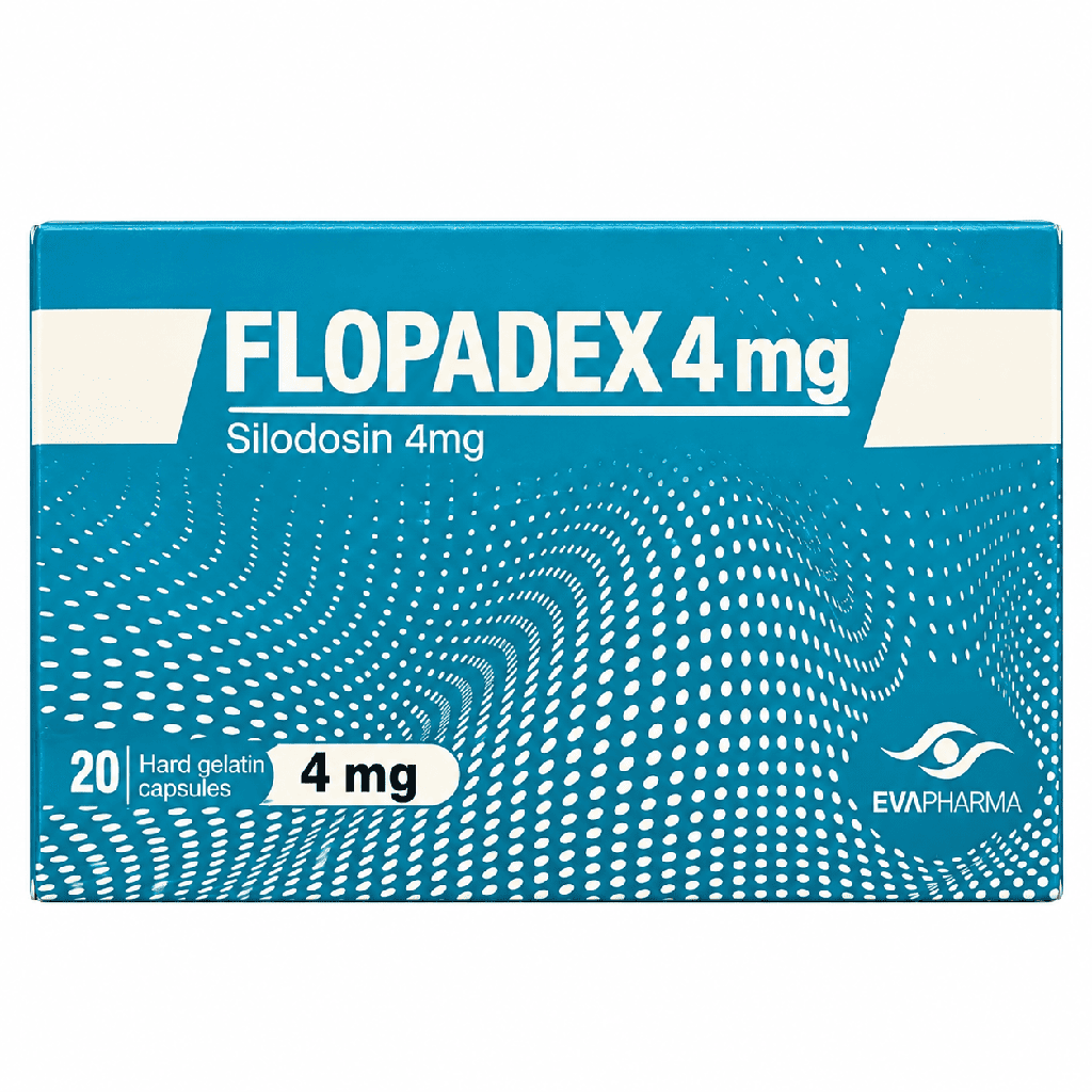 Flopadex 4 mg 20 Hard Gelatin Capsules