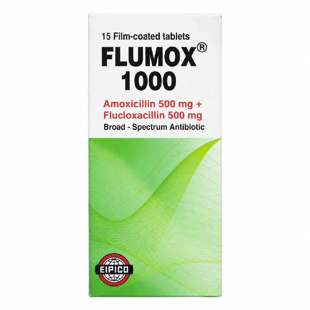 Flumox 1000 mg 15 Film Coated Tablets