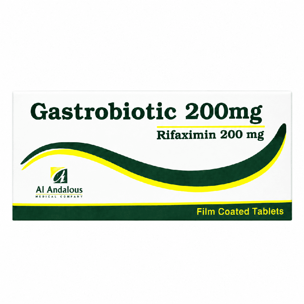 Gastrobiotic 200 mg 20 Film Coated Tablets
