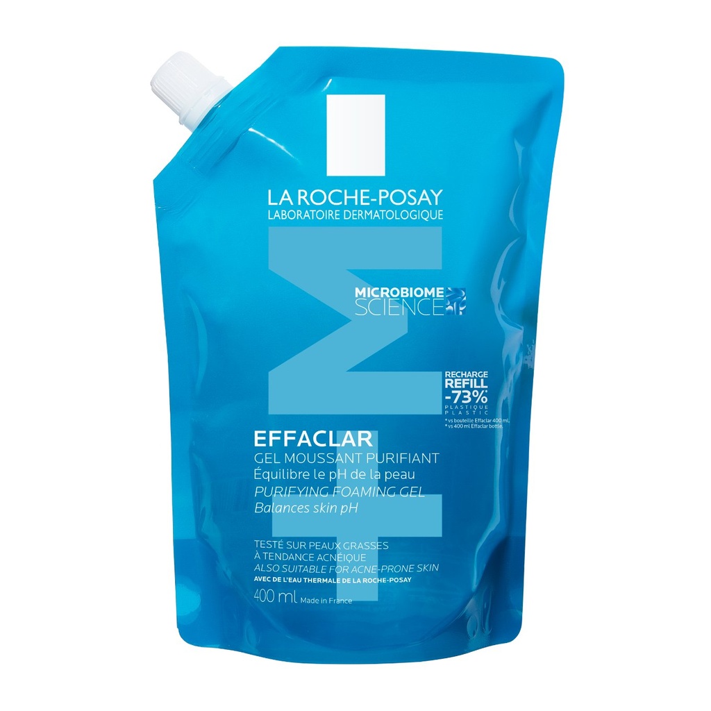 لا روش-بوزيه إيفاكلار جل رغوي منقّي (عبوة إعادة تعبئة) 400 مل