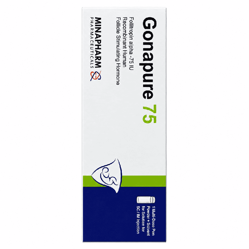 📦📋 Gonapure 75 IU 1 Vial IM/SC (Fridge)