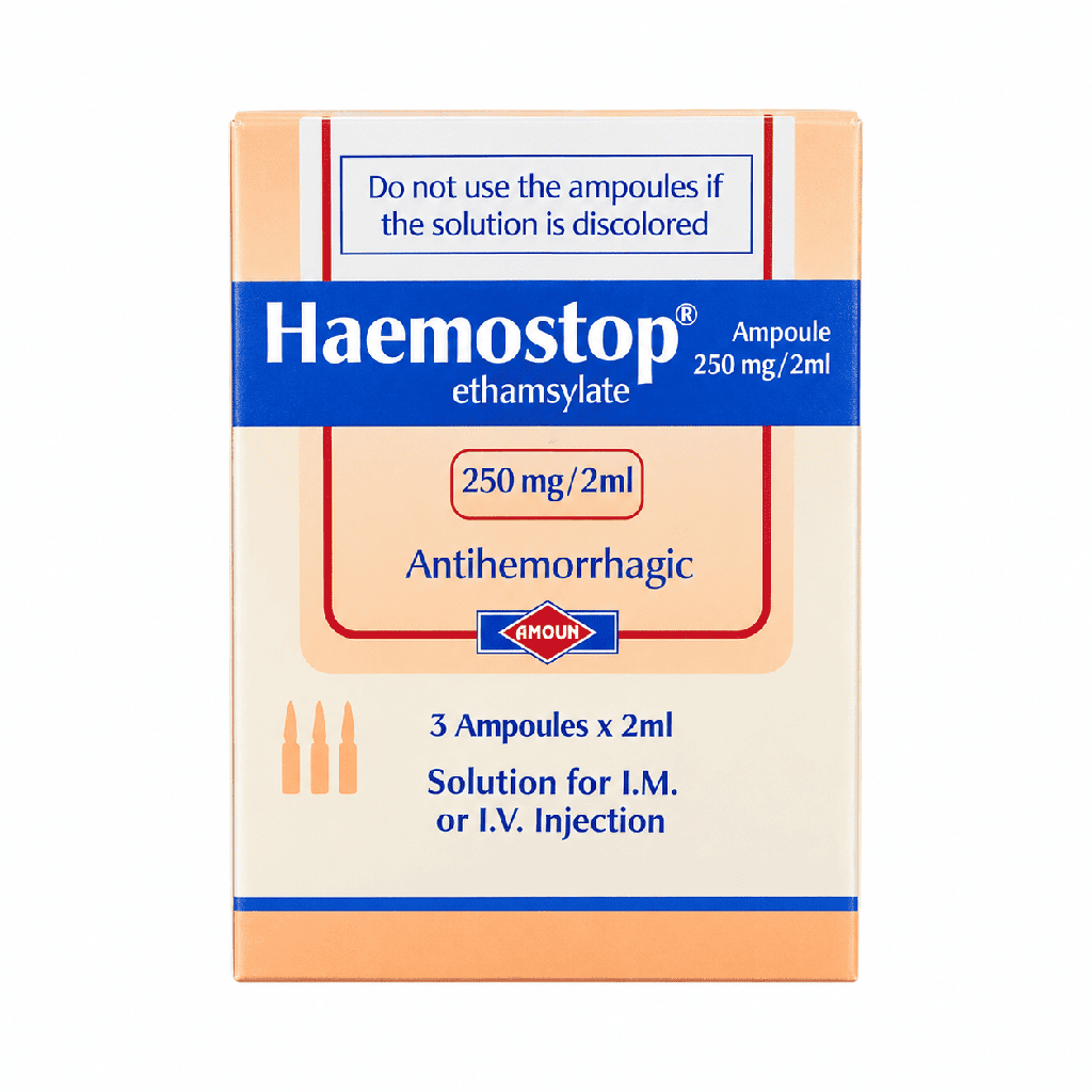 Haemostop 250 mg 3 Ampoules 2 ml