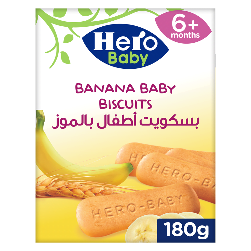 HERO BABY BISCUITS BANANA +6M