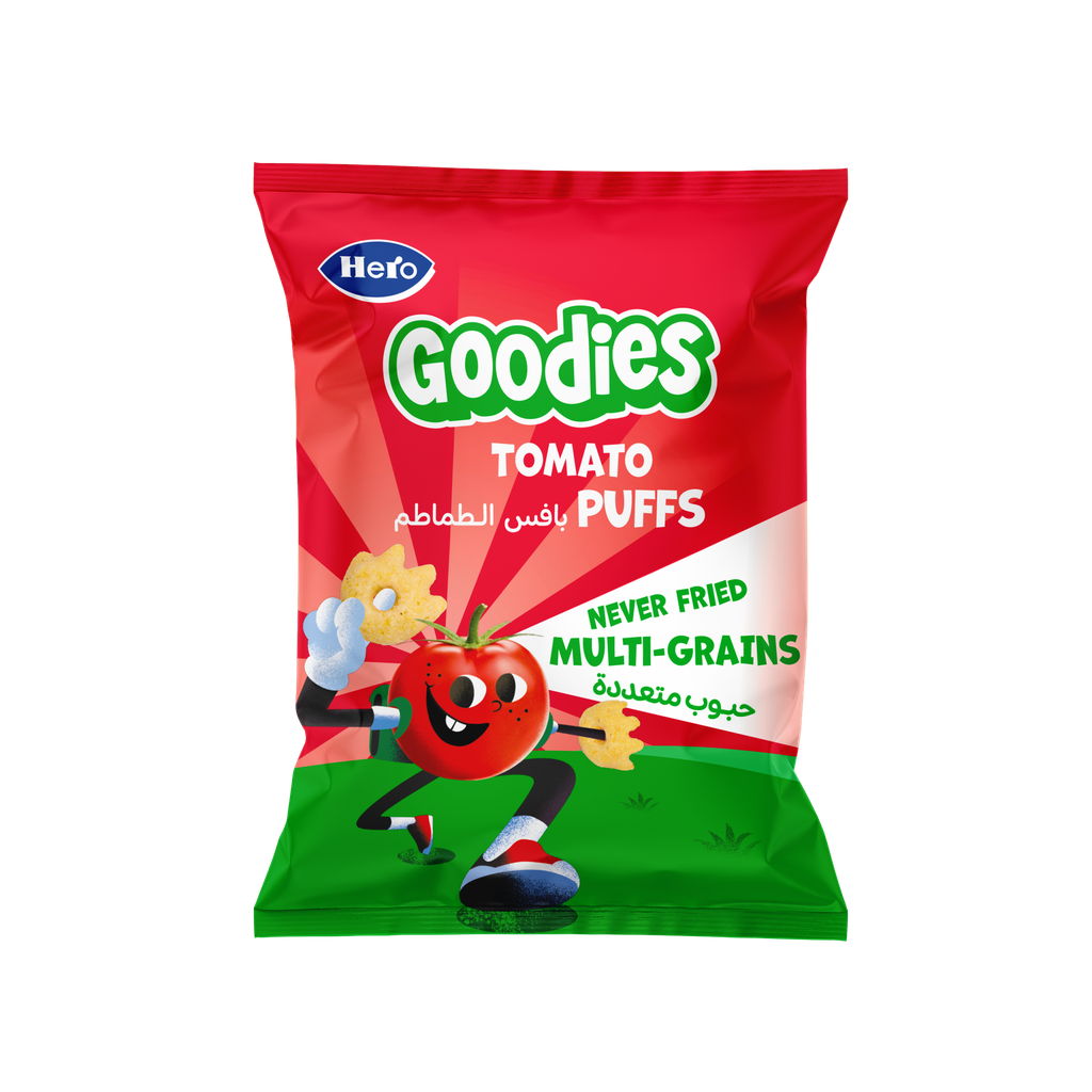 HERO BABY GOODIES TOMATO  PUFFS 30g