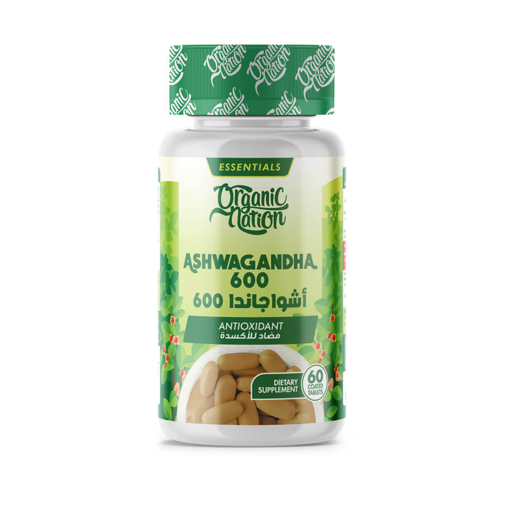 ORGANIC NATION ASHWAGANDA 600 60 TAB