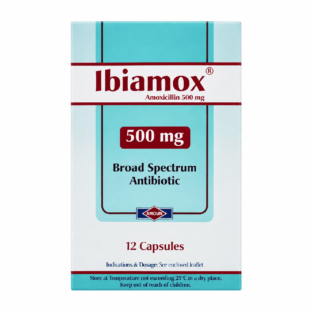Ibiamox 500 mg 12 Capsules