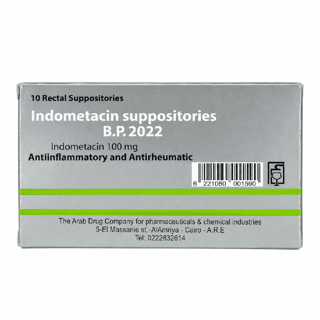 Indometacin 100 mg 10 Suppositories