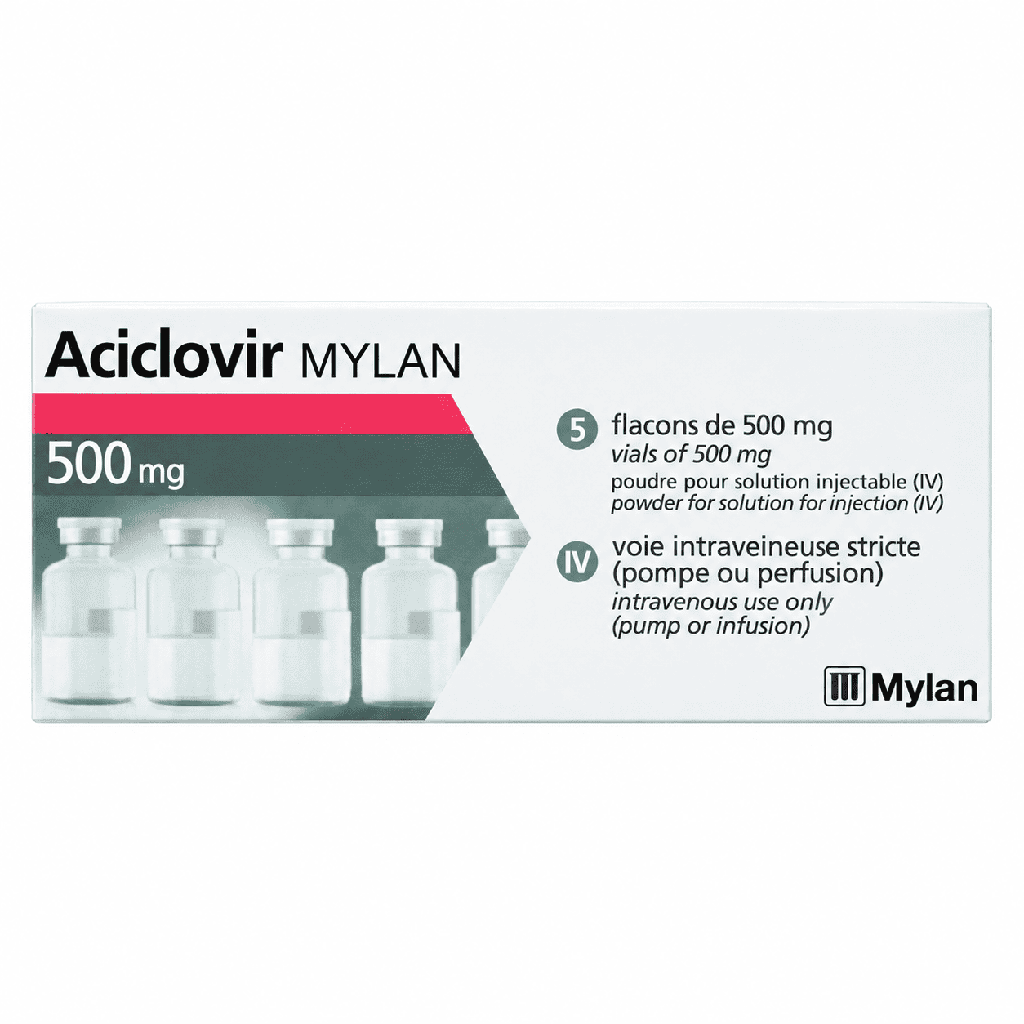Aciclovir 500 mg Vial