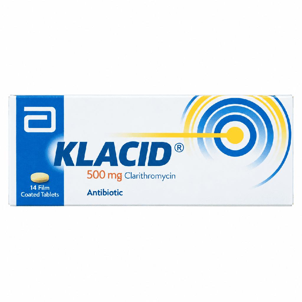 Klacid 500 mg 14 Film Coated Tablets