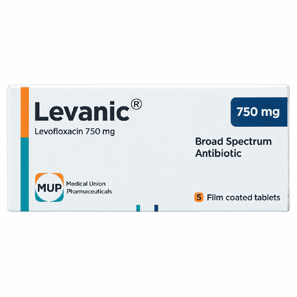 Levanic 750 mg 5 Film Coated Tablets