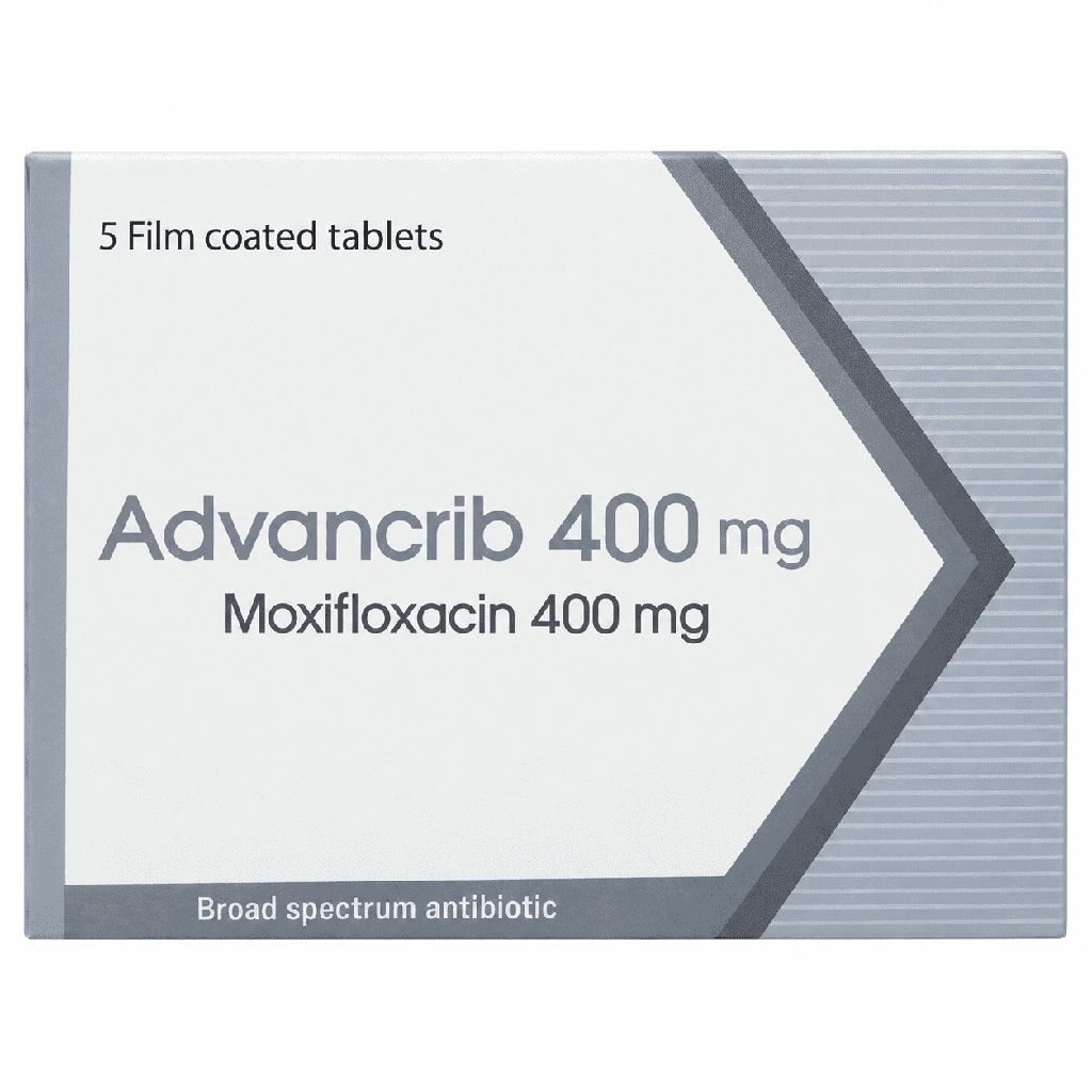 Advancrib 400 mg 5 Film Coated Tablets