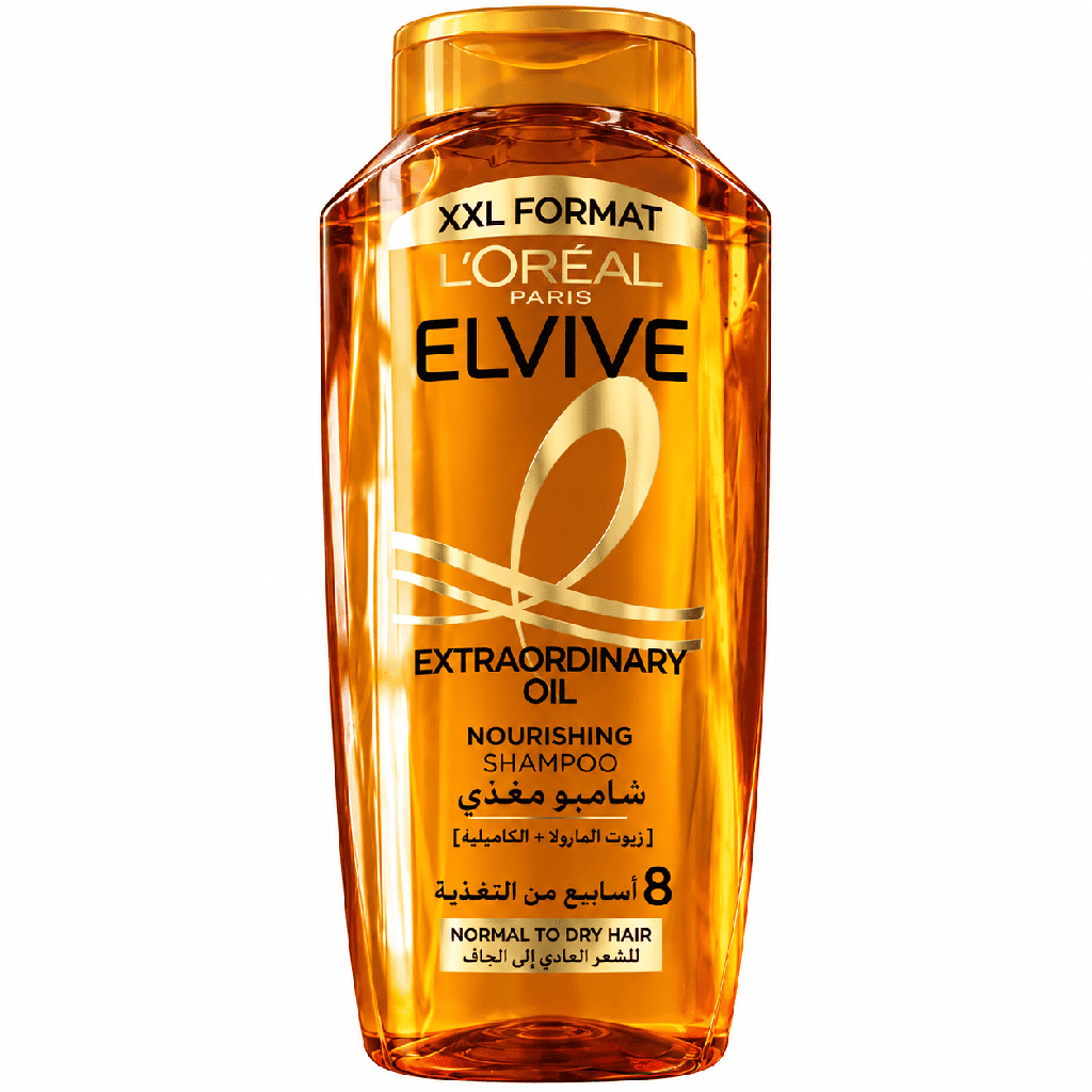L'Oreal Elvive Extraordinary Oil Shampoo for Normal to Dry Hair 600 ml
