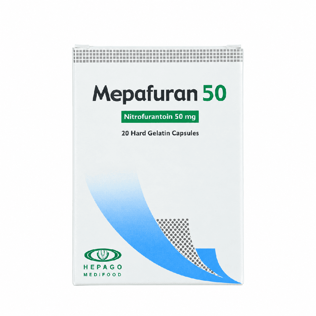 Mepafuran 50 mg 20 Hard Gelatin Capsules