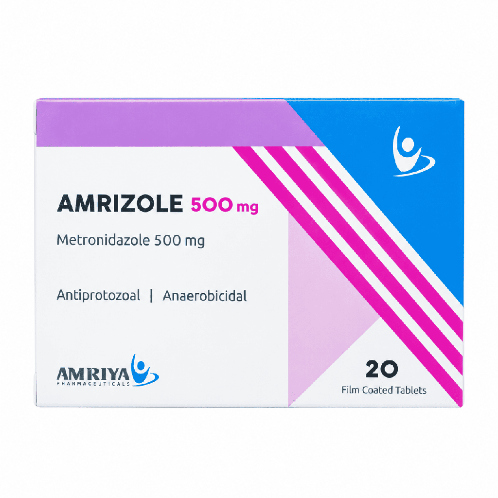 Amrizole 500 mg 20 Film Coated Tablets