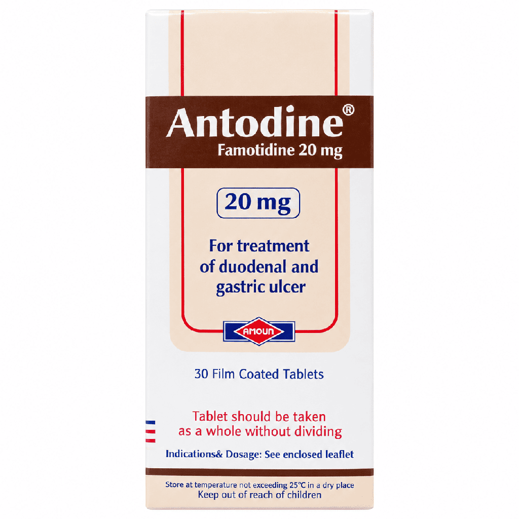 Antodine 20 mg 30 Film Coated Tablets