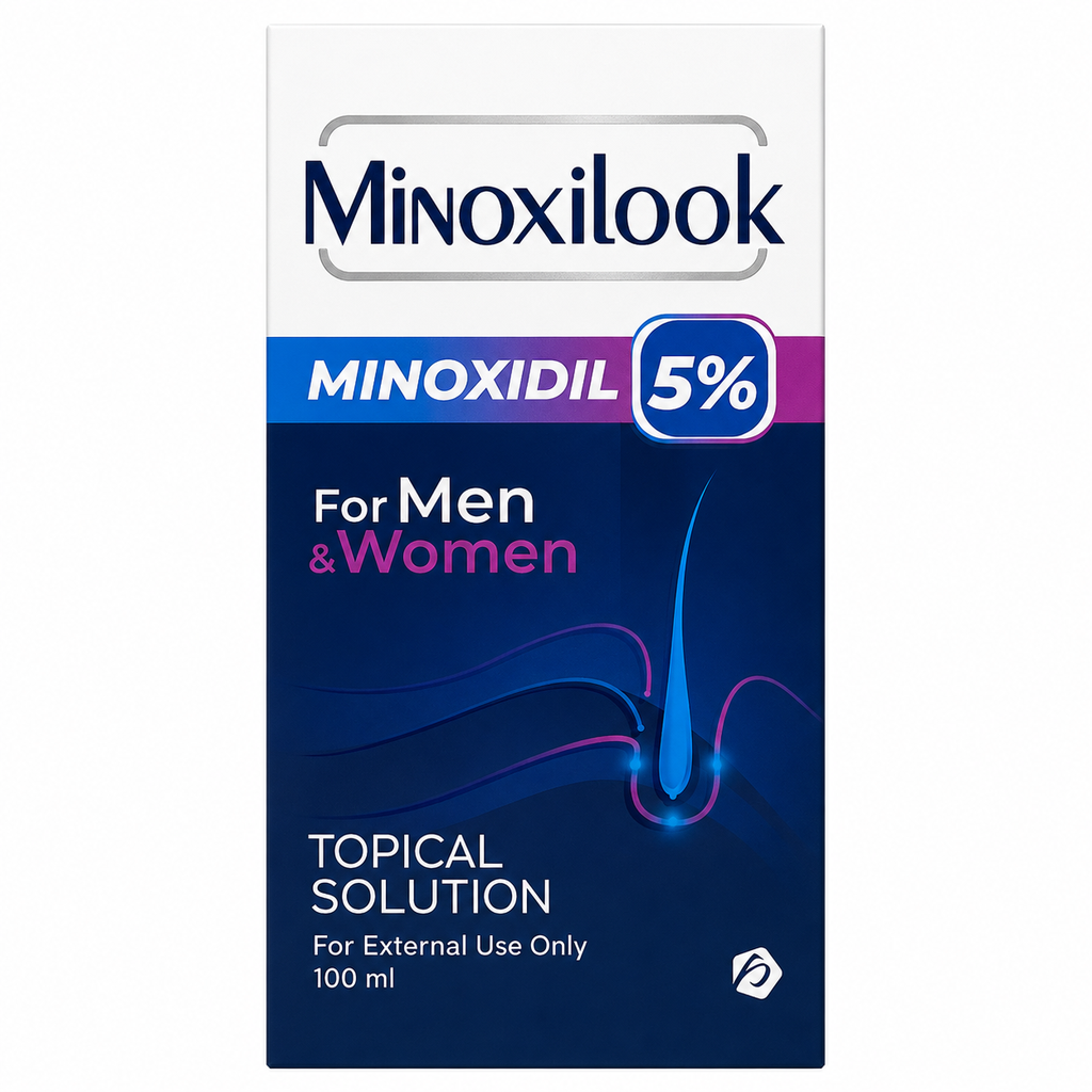 Minoxilook 5% Topical Solution for Men & Women 100 ml