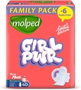 MOLPED GIRL PWR FAMILY PACK EXTRA LONG 40 PADS