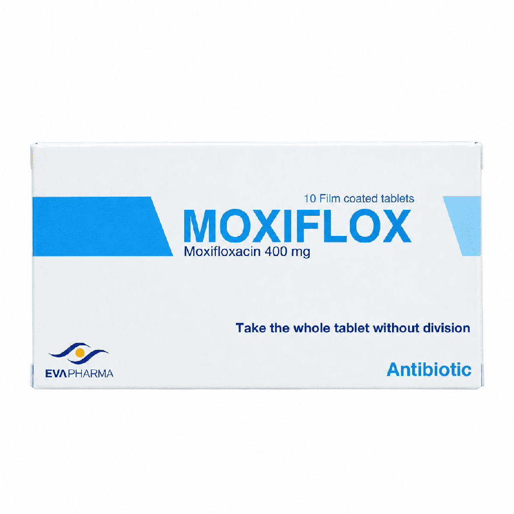 Moxiflox 400 mg 10 Film Coated Tablets