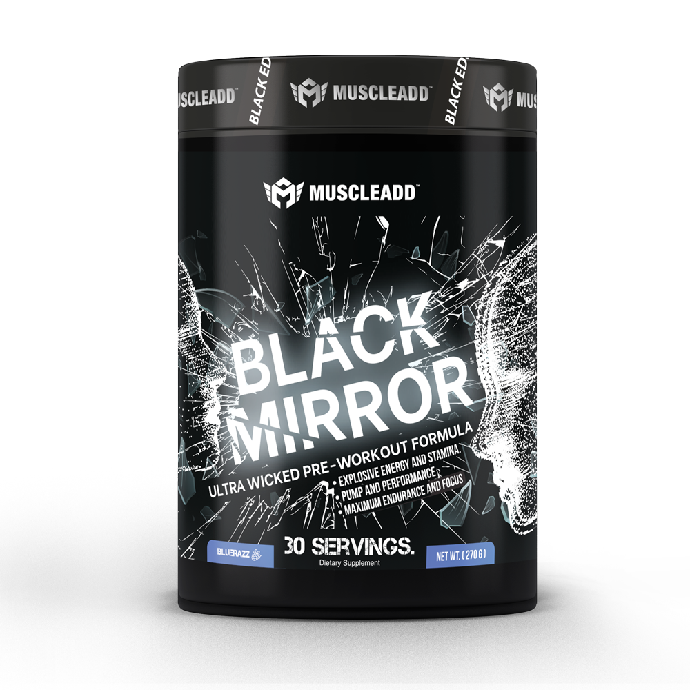 MUSCLE ADD Black Mirror-254G.-30Serv Bluerazz
