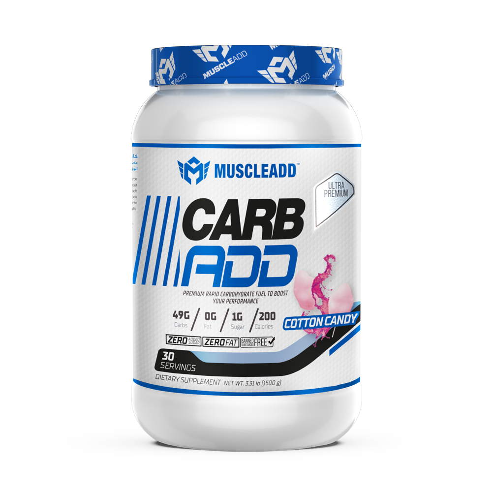 MUSCLE ADD Carb Add-30Serv.-1500G Cotton Candy