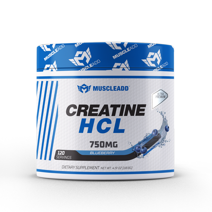 MUSCLE ADD CREATINE HCL-120Serv.-118.8G.-Blueberry