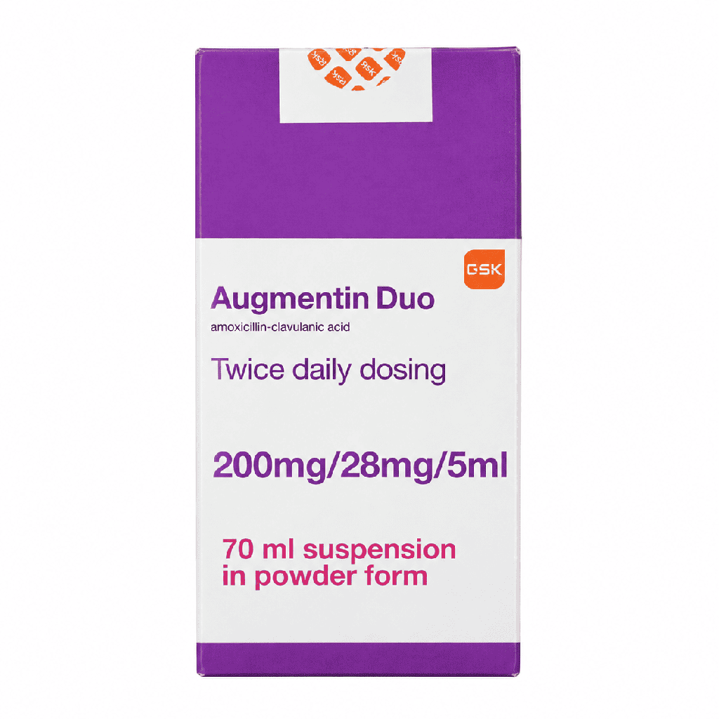 Augmentin Duo 228 mg / 5 ml Powder For Oral Suspension 70 ml