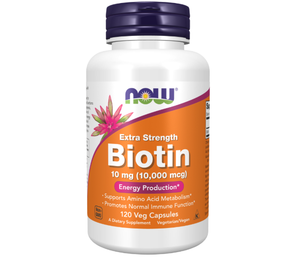NOW BIOTIN-10000 MCG-120 Cap