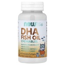 ناو زيت السمك DHA-100، 60 قرصاً قابلاً للمضغ