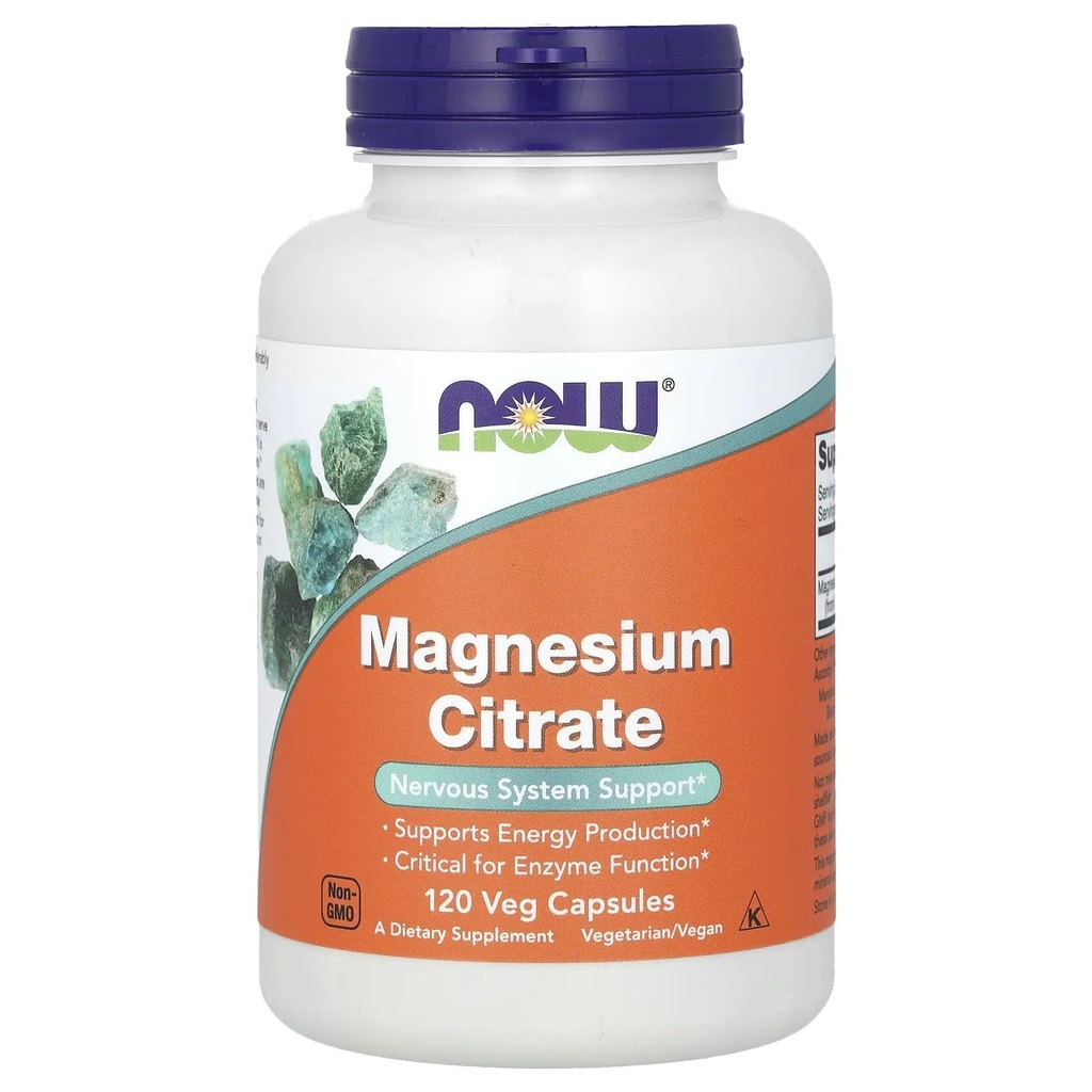 NOW MAGNESIUM CITRATE 120 CAP