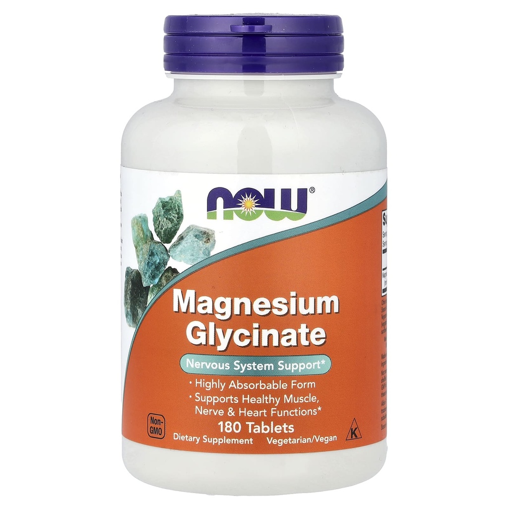 NOW MAGNESIUM GLYCINATE 180 CAP