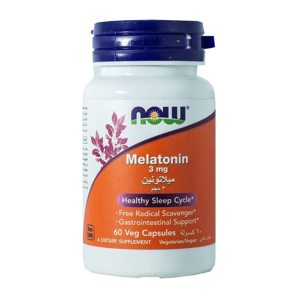 NOW MELATONIN 3MG 60 CAP