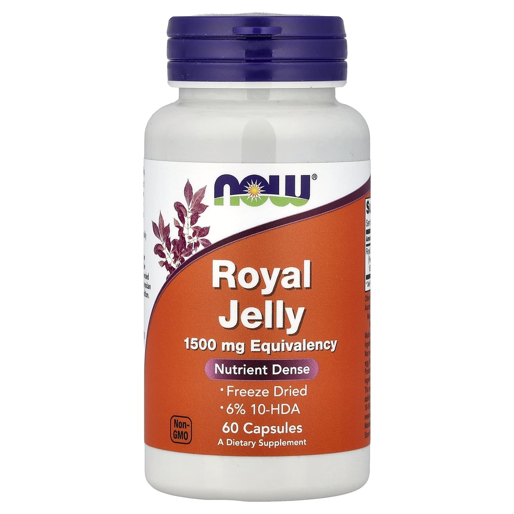 NOW ROYAL JELLY 1500MG 60 CAP