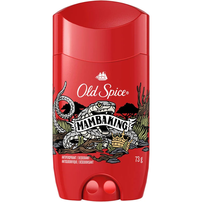 Old Spice Wild Collection Mamba King Anti-perspirant and Deodorant for Men, 73g