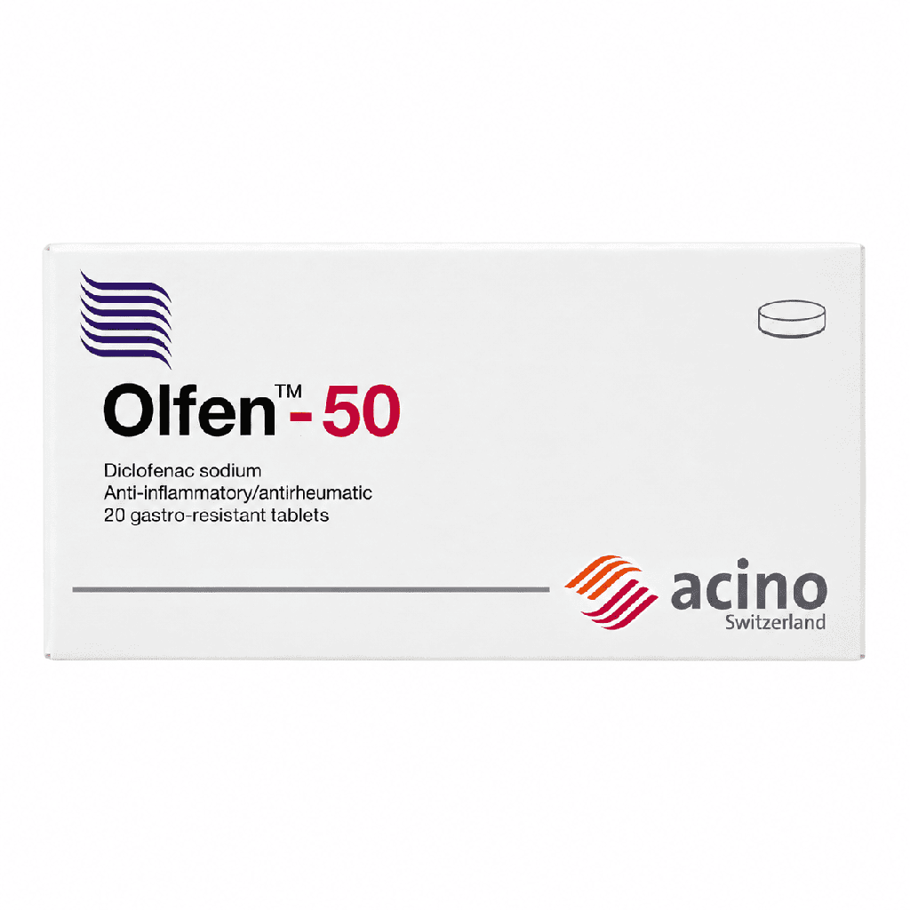 Olfen 50 mg 20 Lactab