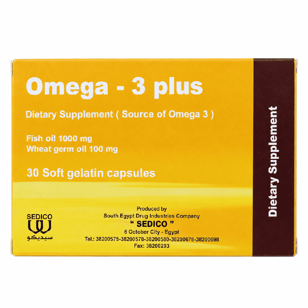 Omega - 3 - Plus 30 Capsules