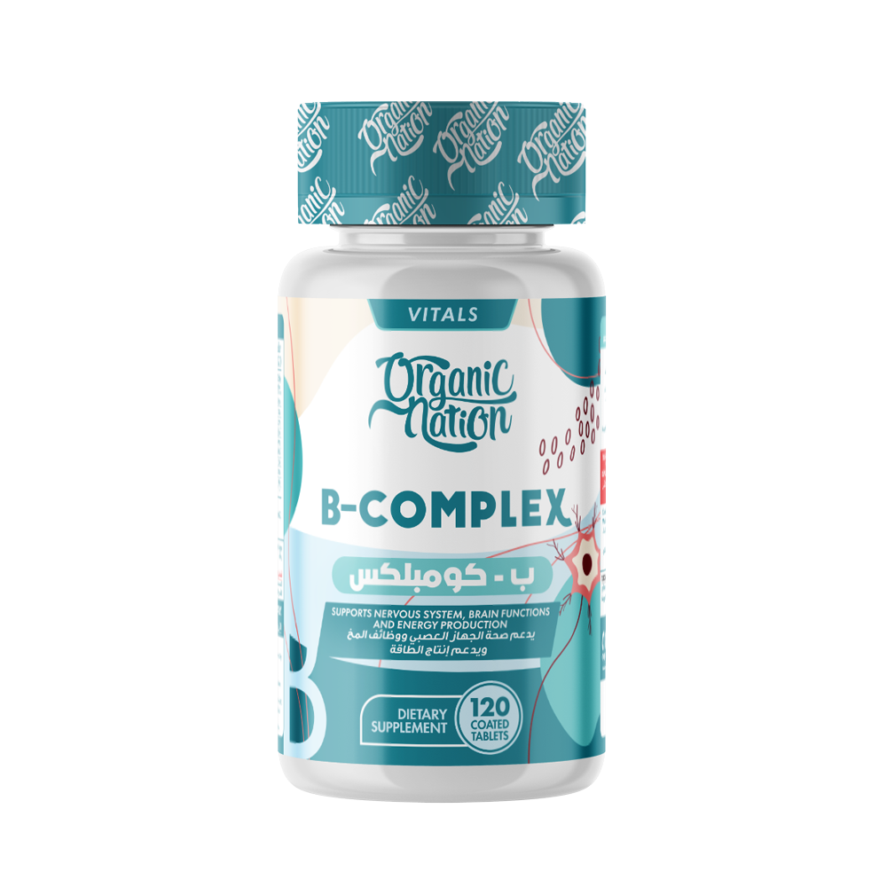 ORGANIC NATION B-COMPLEX  120 CAP