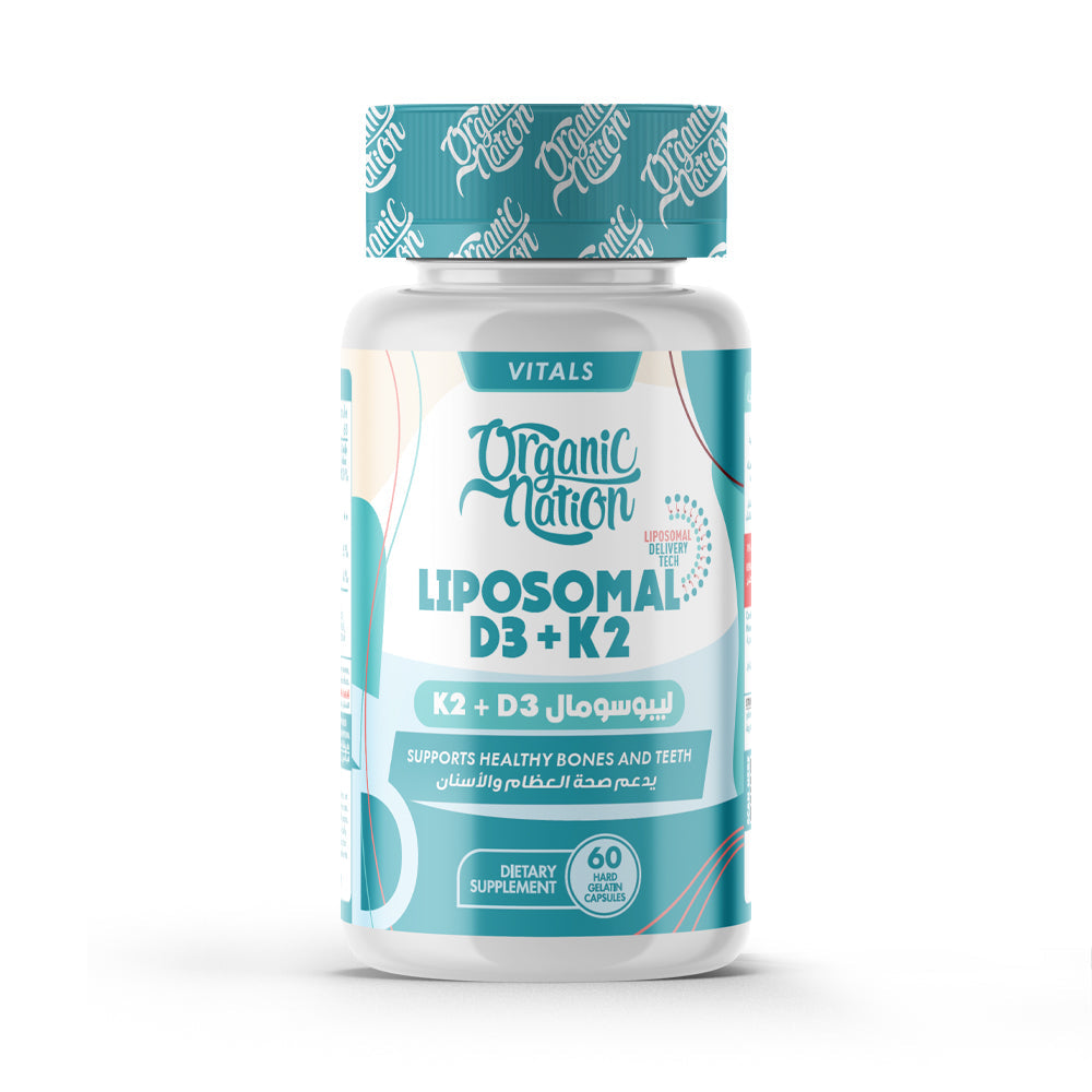 ORGANIC NATION LIPOSOMAL D3+K2  60 CAP